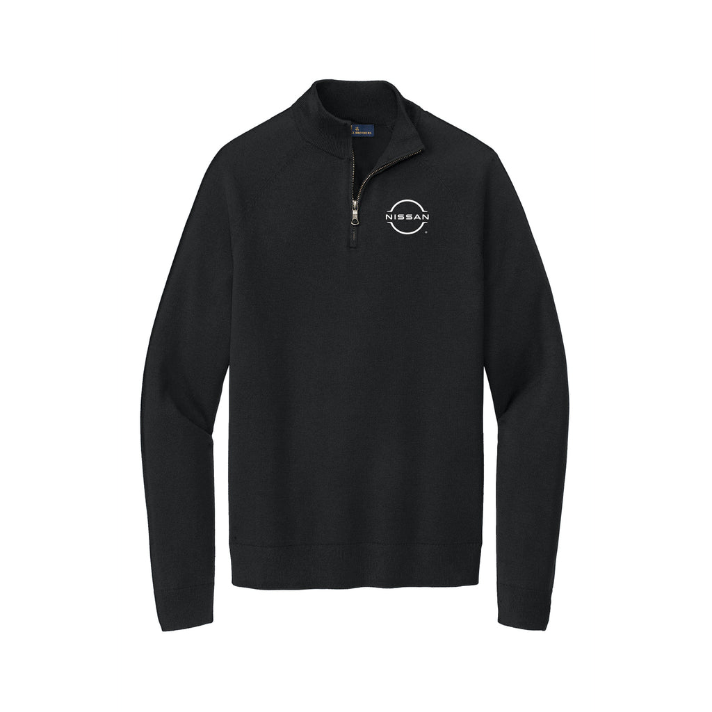 Conyer Nissan - Brooks Brothers® Cotton Stretch 1/4-Zip Sweater