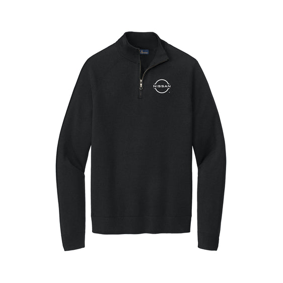 Conyer Nissan - Brooks Brothers® Cotton Stretch 1/4-Zip Sweater