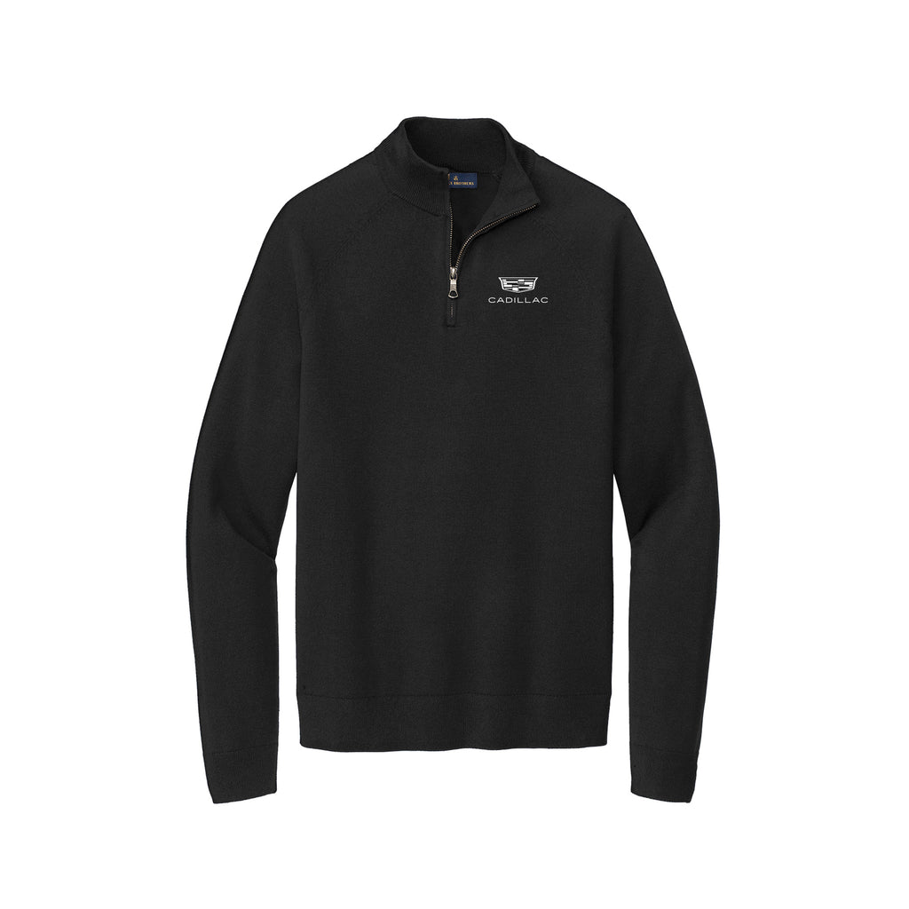 Otto Cadillac - Brooks Brothers® Cotton Stretch 1/4-Zip Sweater