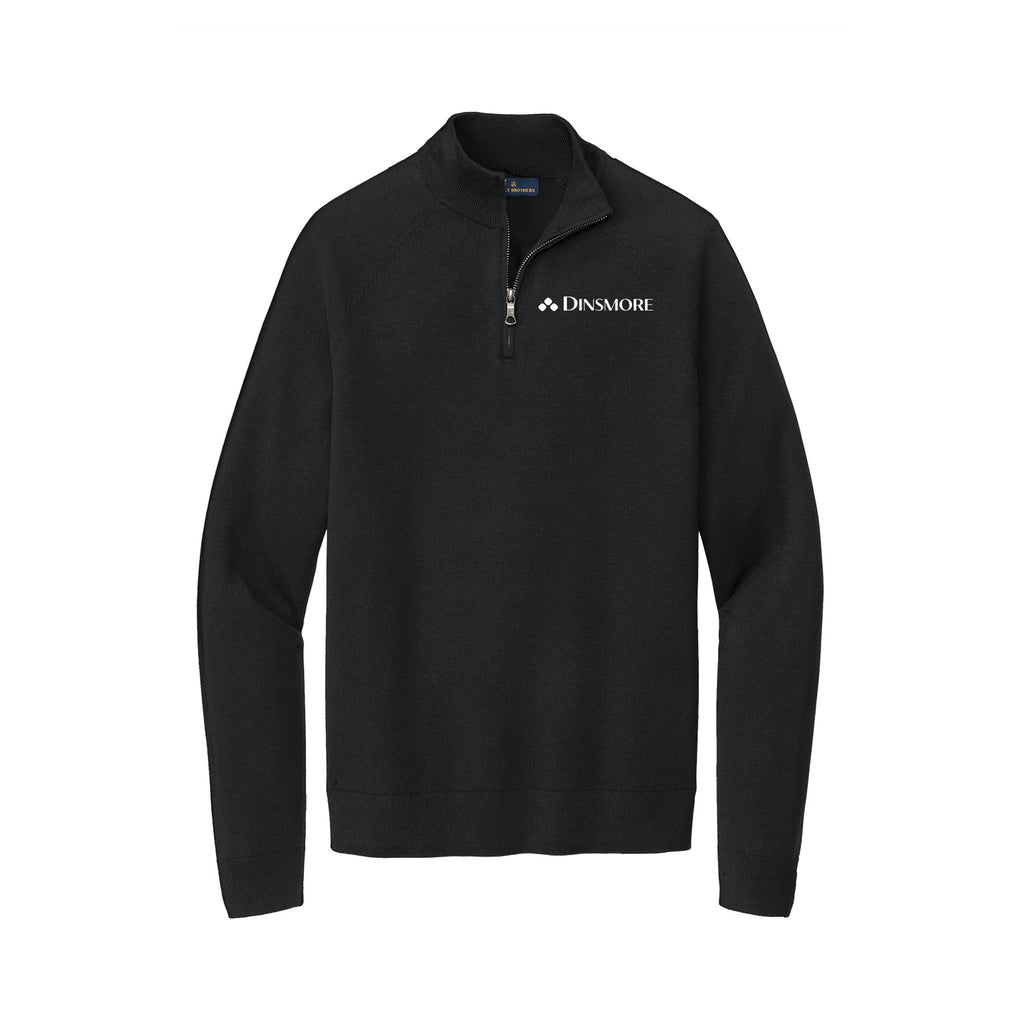 Dinsmore - Brooks Brothers® Cotton Stretch 1/4-Zip Sweater