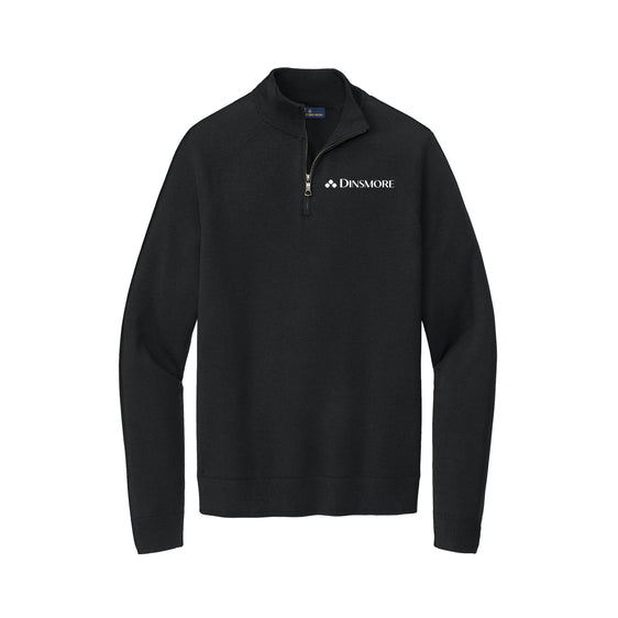 Dinsmore - Brooks Brothers® Cotton Stretch 1/4-Zip Sweater