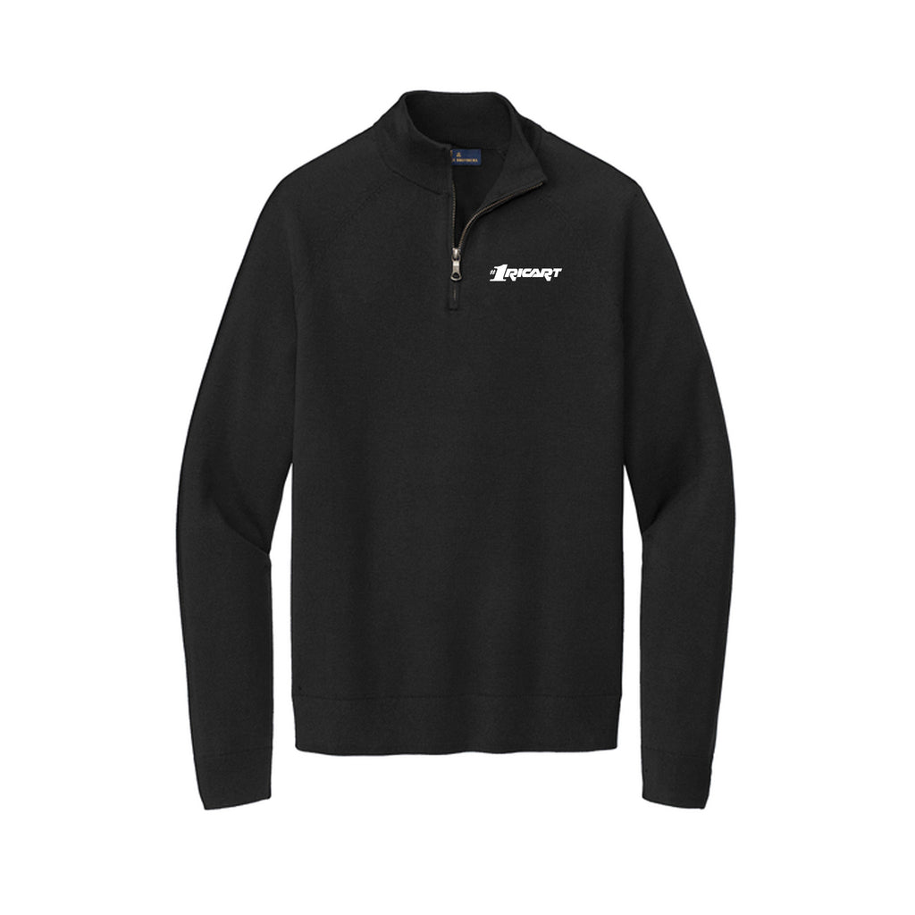 Ricart Leadership - Brooks Brothers® Cotton Stretch 1/4-Zip Sweater