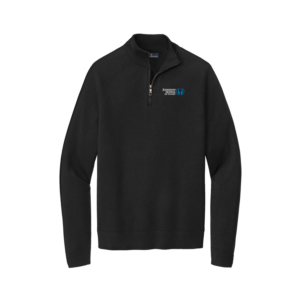 Johnson Honda of Stuart - Brooks Brothers® Cotton Stretch 1/4-Zip Sweater