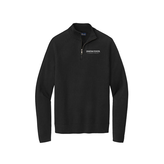 Germain Spartan Toyota - Brooks Brothers® Cotton Stretch 1/4-Zip Sweater