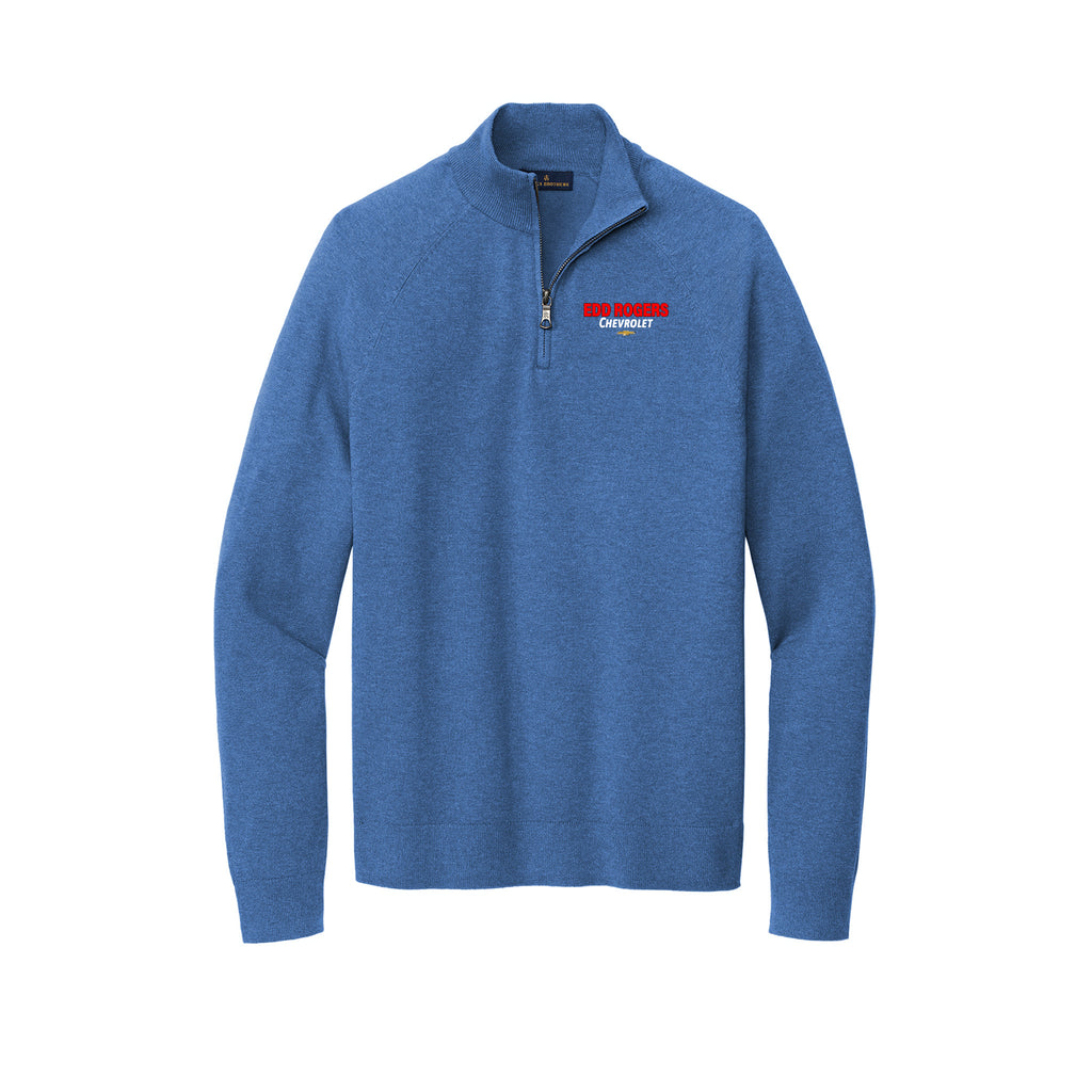 Edd Rogers Valley Chevrolet - Brooks Brothers® Cotton Stretch 1/4-Zip Sweater