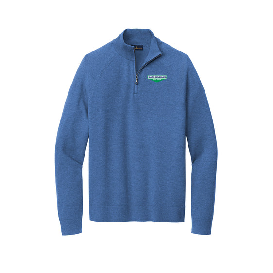 Mark Williams Auto Group - Brooks Brothers® Cotton Stretch 1/4-Zip Sweater