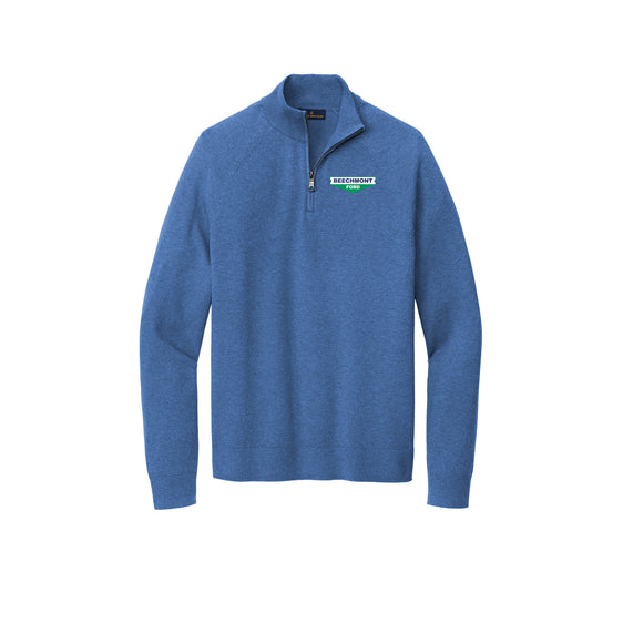 Beechmont Ford - Brooks Brothers® Cotton Stretch 1/4-Zip Sweater