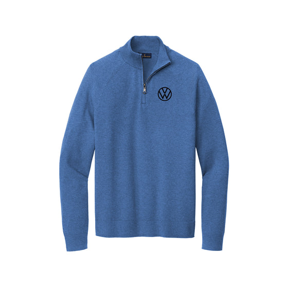 Volkswagen Steven Creek - Brooks Brothers® Cotton Stretch 1/4-Zip Sweater