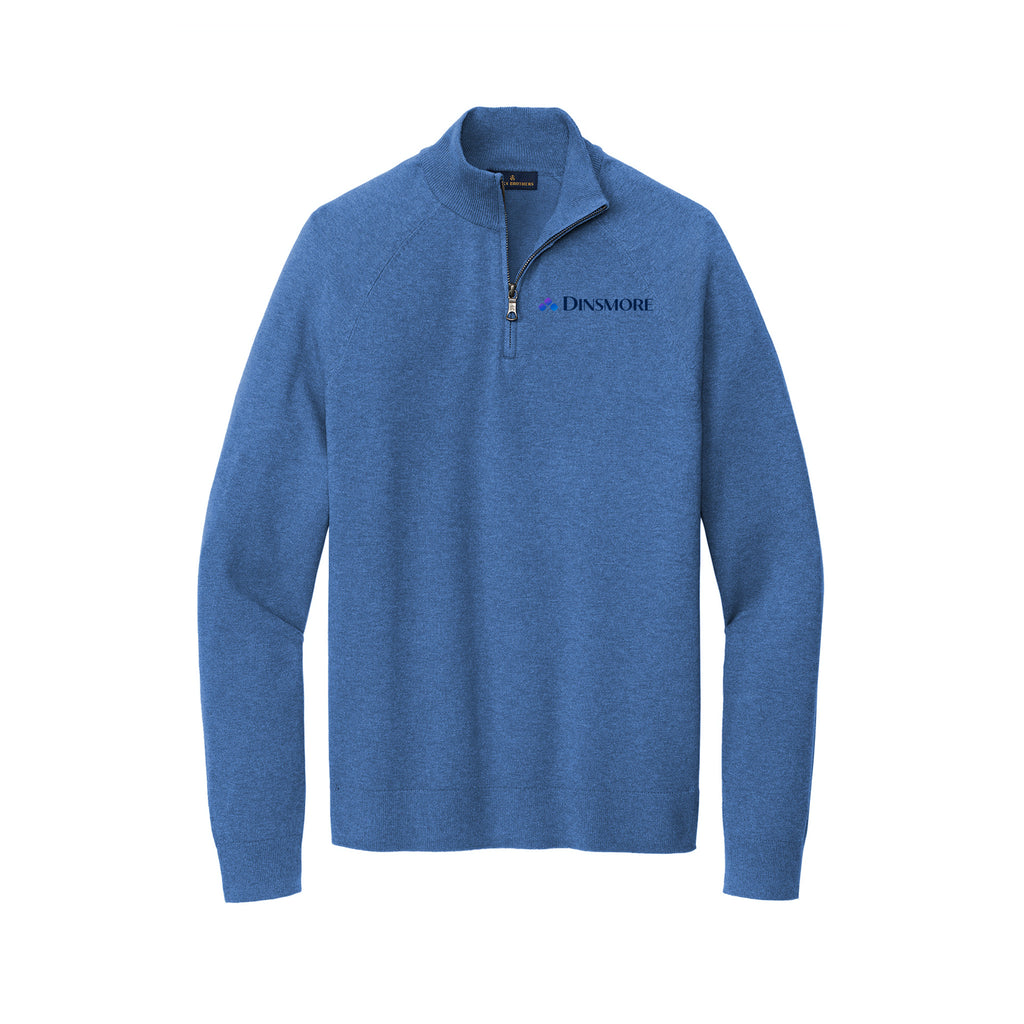 Dinsmore - Brooks Brothers® Cotton Stretch 1/4-Zip Sweater