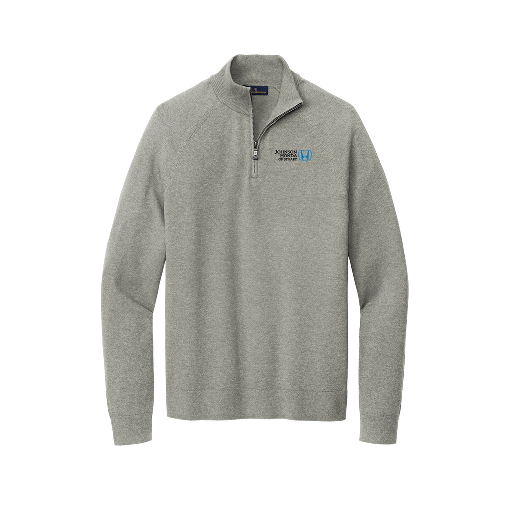 Johnson Honda of Stuart - Brooks Brothers® Cotton Stretch 1/4-Zip Sweater