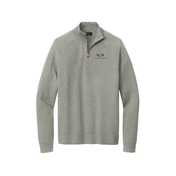 Otto Cadillac - Brooks Brothers® Cotton Stretch 1/4-Zip Sweater