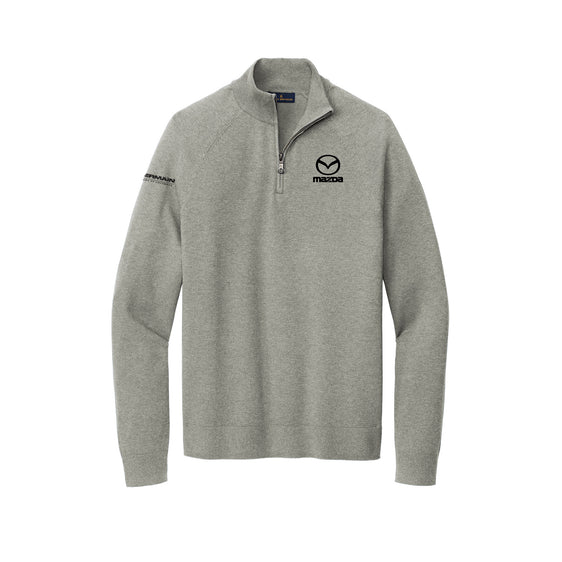 Germain Mazda of Columbus - Brooks Brothers® Cotton Stretch 1/4-Zip Sweater