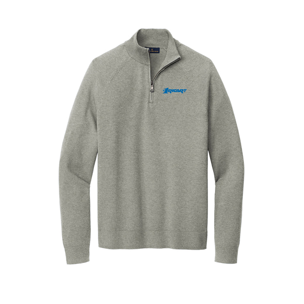 Ricart Leadership - Brooks Brothers® Cotton Stretch 1/4-Zip Sweater