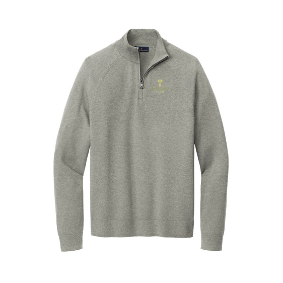 Provision Team - Brooks Brothers® Cotton Stretch 1/4-Zip Sweater