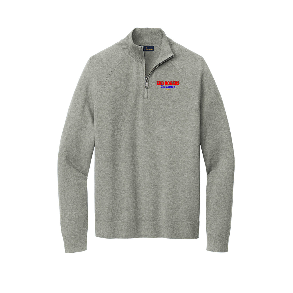 Edd Rogers Valley Chevrolet - Brooks Brothers® Cotton Stretch 1/4-Zip Sweater