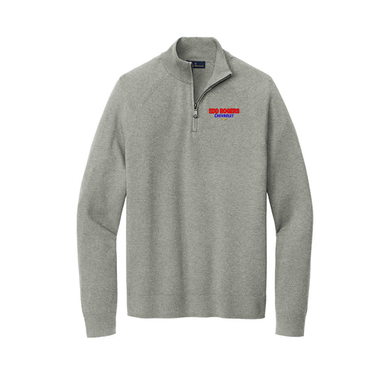 Edd Rogers Valley Chevrolet - Brooks Brothers® Cotton Stretch 1/4-Zip Sweater