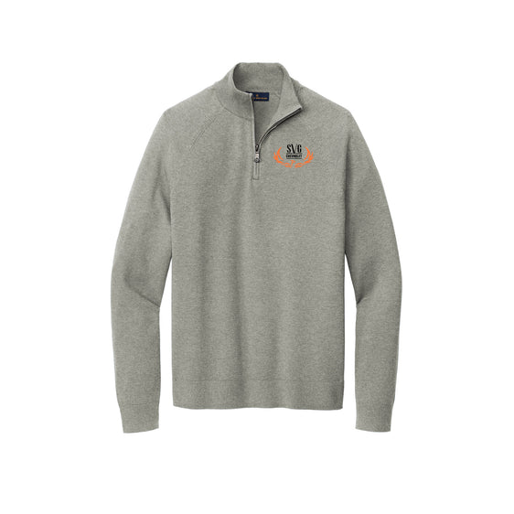 SVG Chevrolet - Brooks Brothers® Cotton Stretch 1/4-Zip Sweater