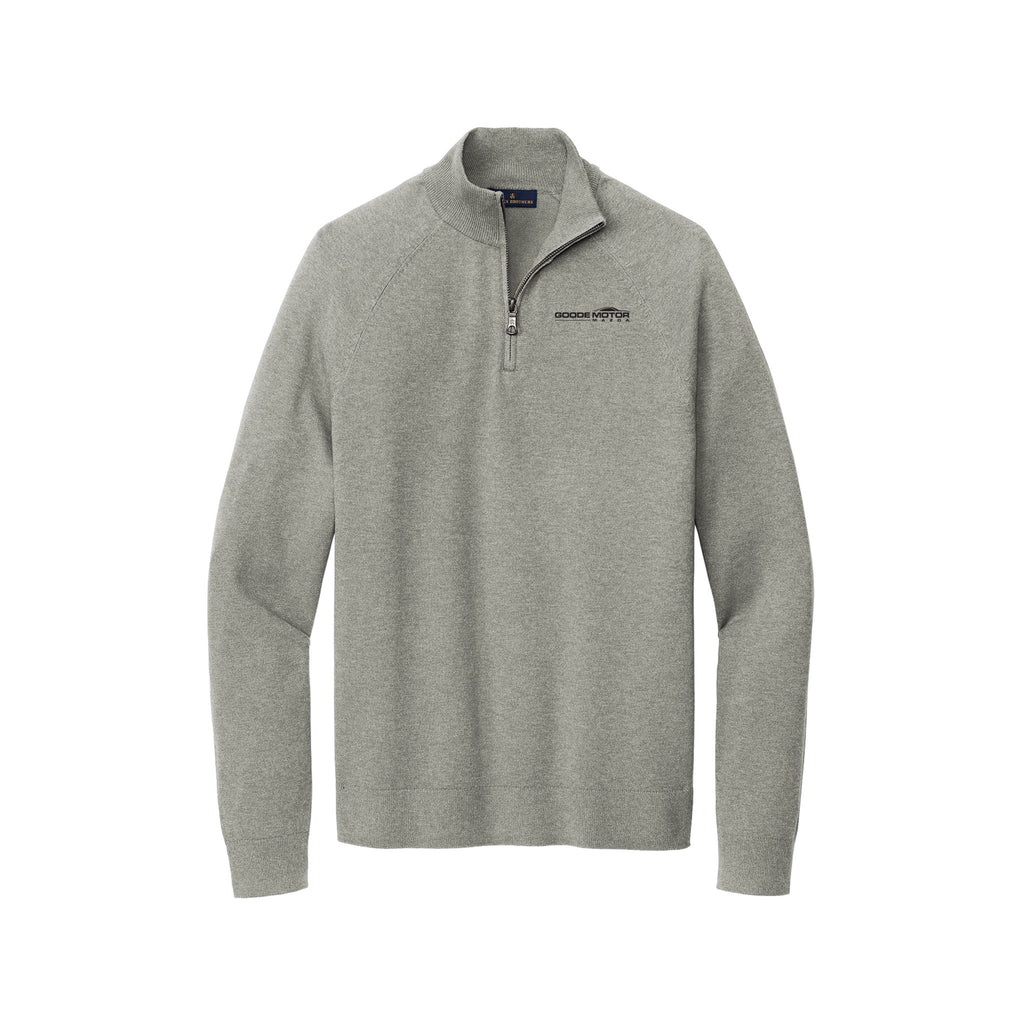 Goode Motor Mazda - Brooks Brothers® Cotton Stretch 1/4-Zip Sweater