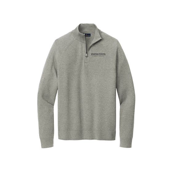 Germain Spartan Toyota - Brooks Brothers® Cotton Stretch 1/4-Zip Sweater