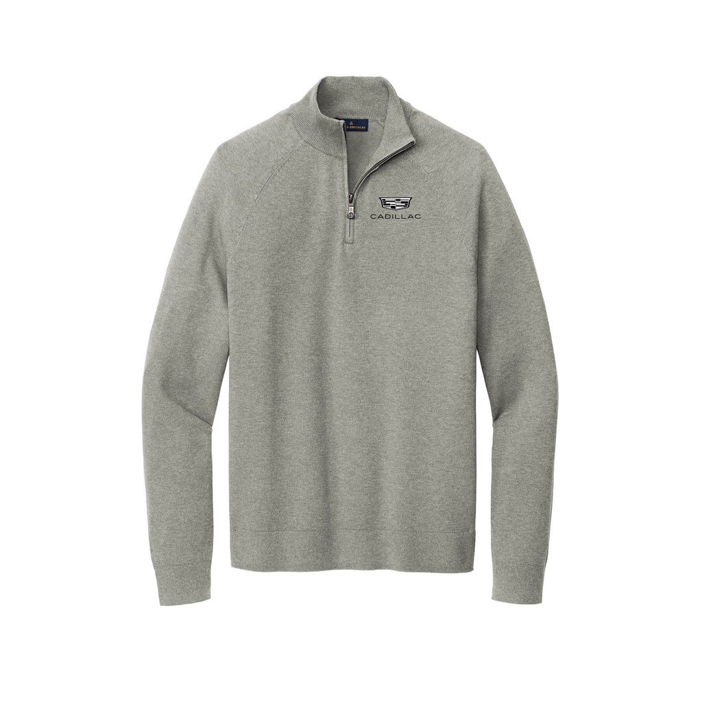 Cadillac of Manhattan - Brooks Brothers® Cotton Stretch 1/4-Zip Sweater