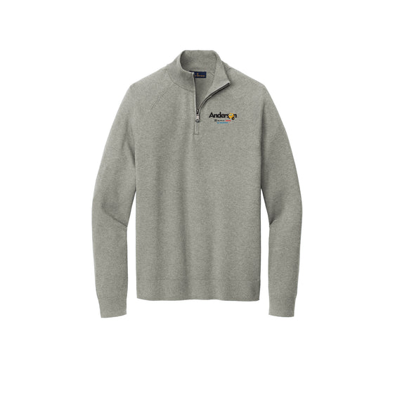 Anderson Honda Buick GMC - Brooks Brothers® Cotton Stretch 1/4-Zip Sweater