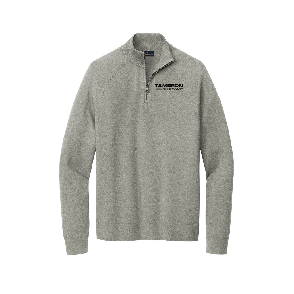 Tameron Subaru - Brooks Brothers® Cotton Stretch 1/4-Zip Sweater