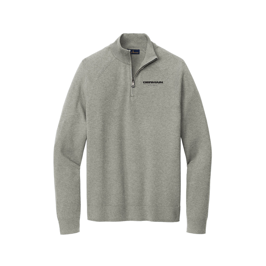Germain Hyundai - Brooks Brothers® Cotton Stretch 1/4-Zip Sweater