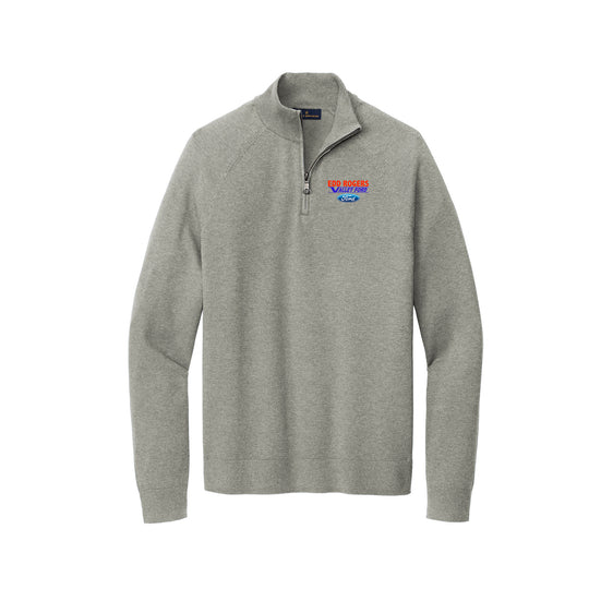 Edd Rogers Valley Ford - Brooks Brothers® Cotton Stretch 1/4-Zip Sweater