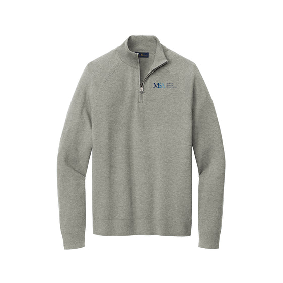 MSA Law Firm - Brooks Brothers® Cotton Stretch 1/4-Zip Sweater
