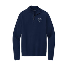 Gray Daniels Auto Family - Brooks Brothers® Cotton Stretch 1/4-Zip Sweater