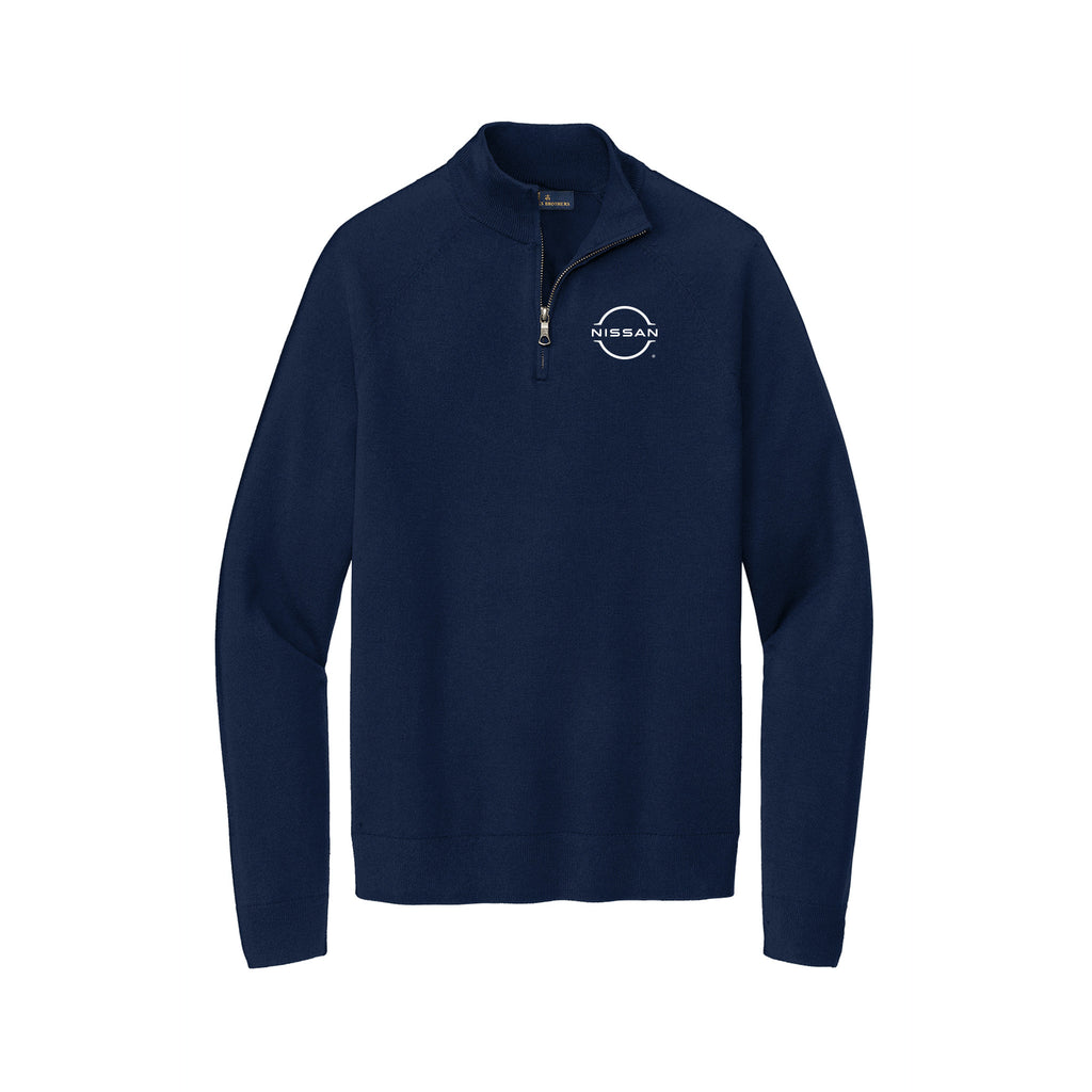 Conyer Nissan - Brooks Brothers® Cotton Stretch 1/4-Zip Sweater