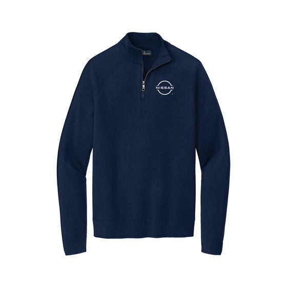 Conyer Nissan - Brooks Brothers® Cotton Stretch 1/4-Zip Sweater