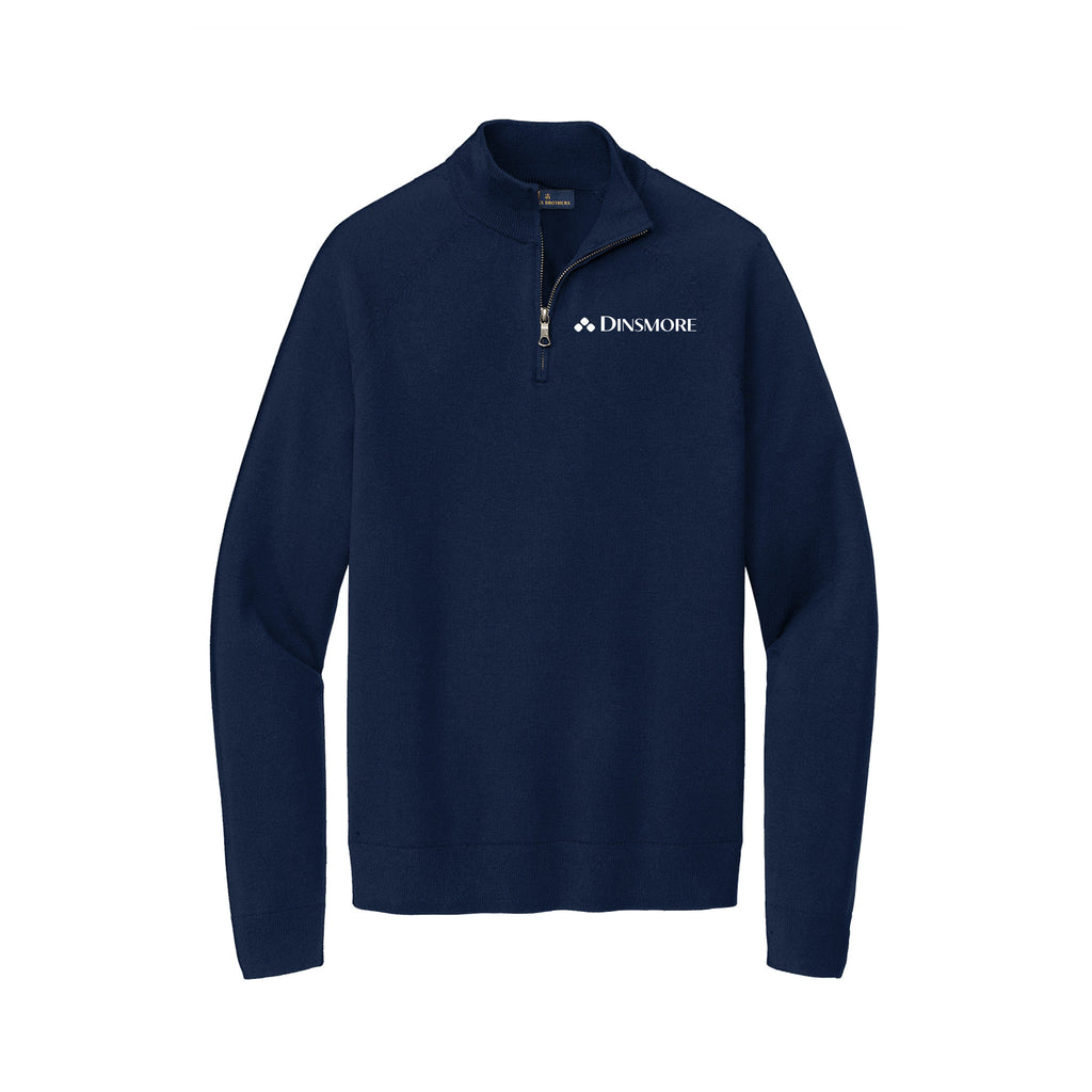 Dinsmore - Brooks Brothers® Cotton Stretch 1/4-Zip Sweater