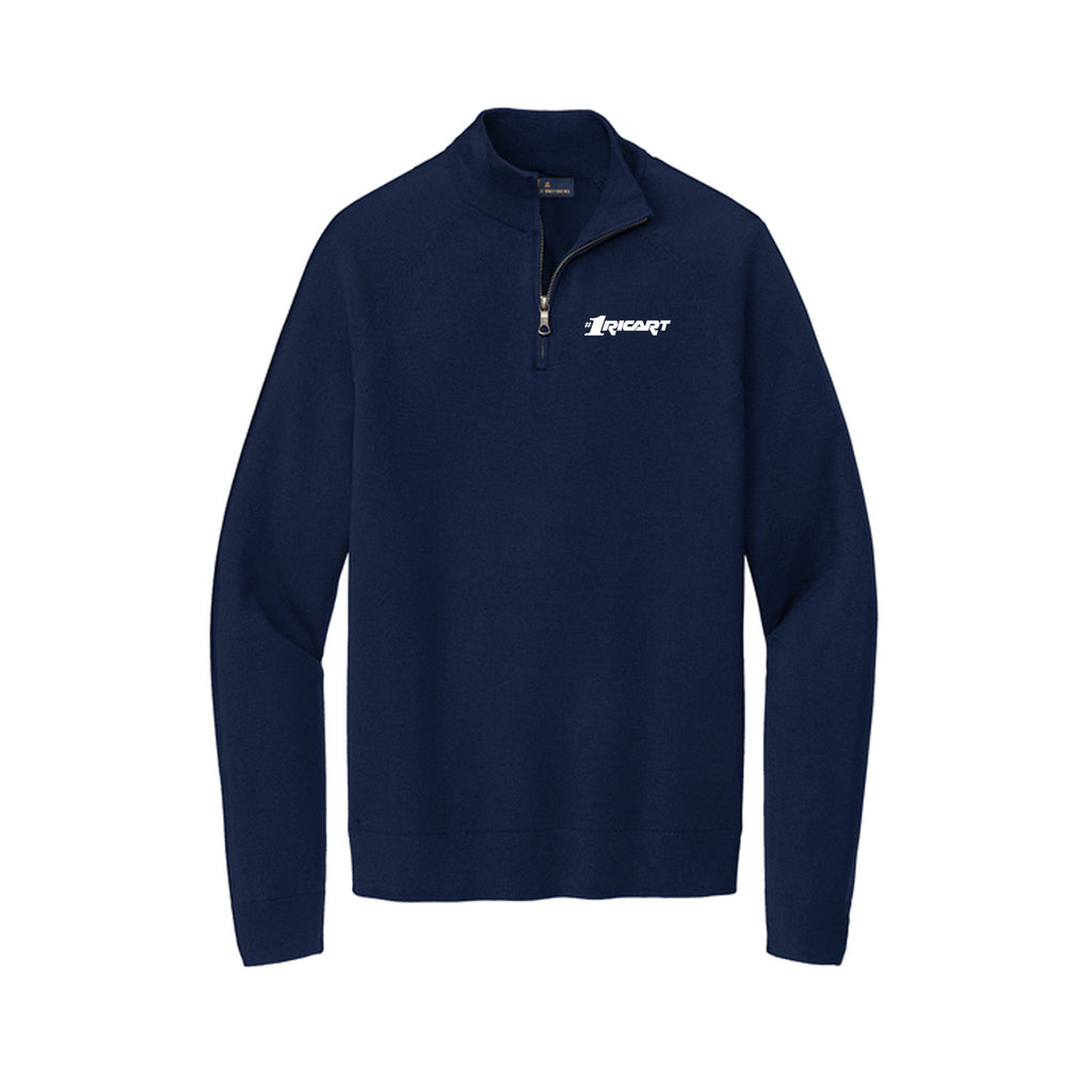Ricart Leadership - Brooks Brothers® Cotton Stretch 1/4-Zip Sweater