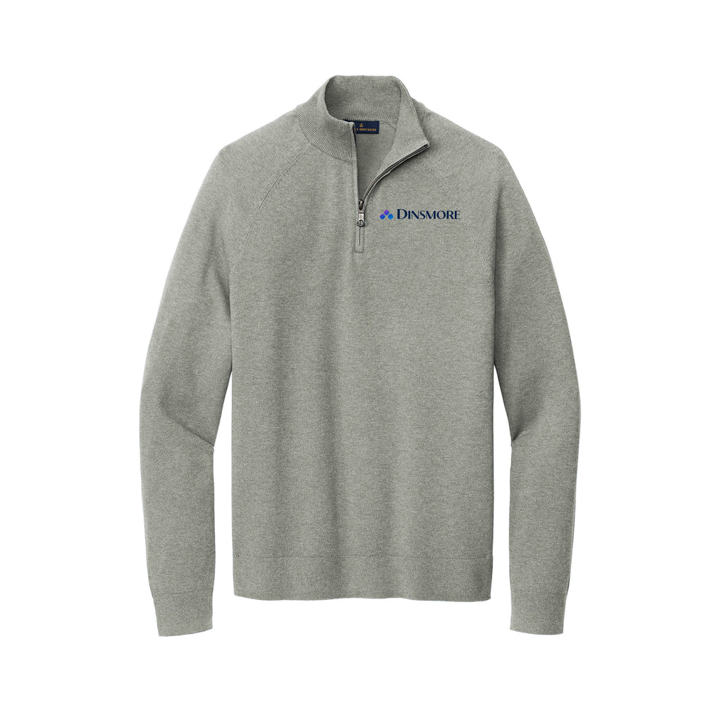 Dinsmore - Brooks Brothers® Cotton Stretch 1/4-Zip Sweater