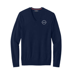 Gray Daniels Auto Family - Brooks Brothers® Washable Merino V-Neck Sweater