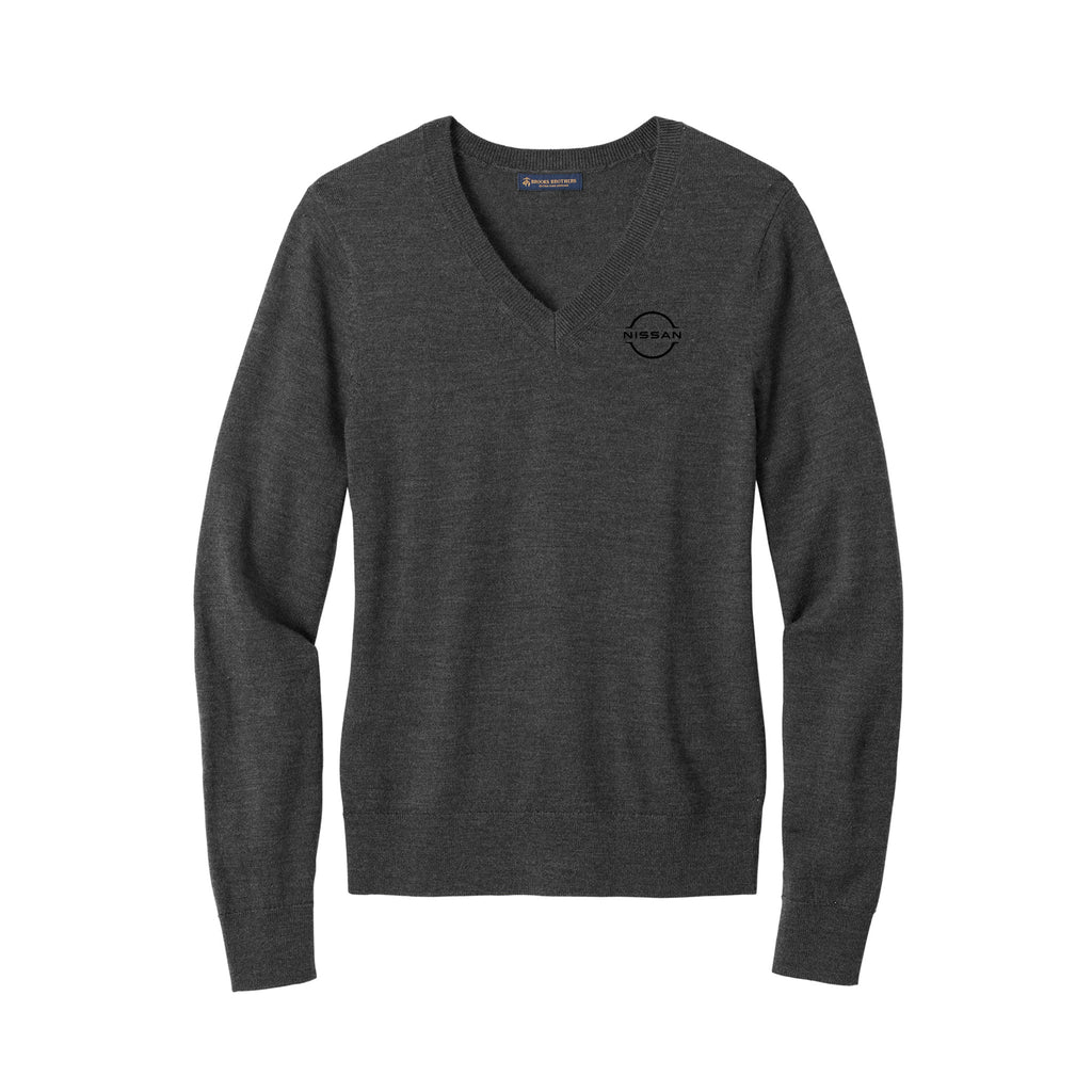 Gray Daniels Auto Family - Brooks Brothers® Women’s Washable Merino V-Neck Sweater
