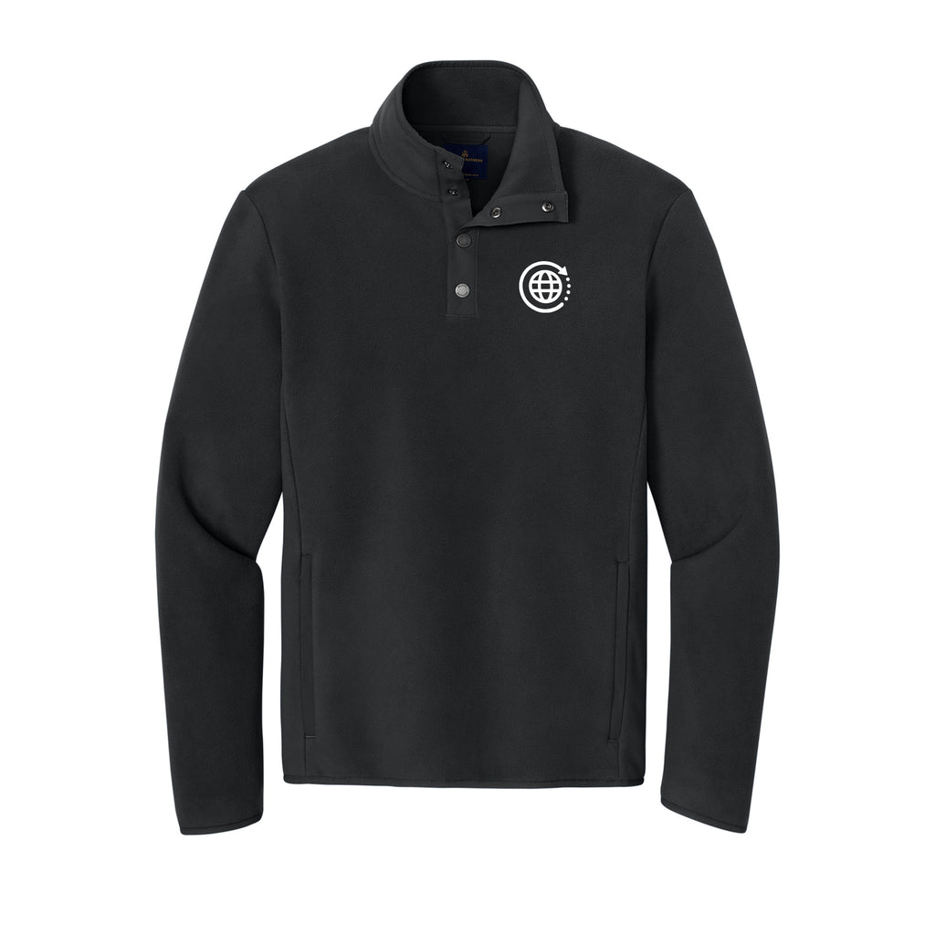 Mobile Repair Solutions - Brooks Brothers® Fleece 1/4-Snap Neck