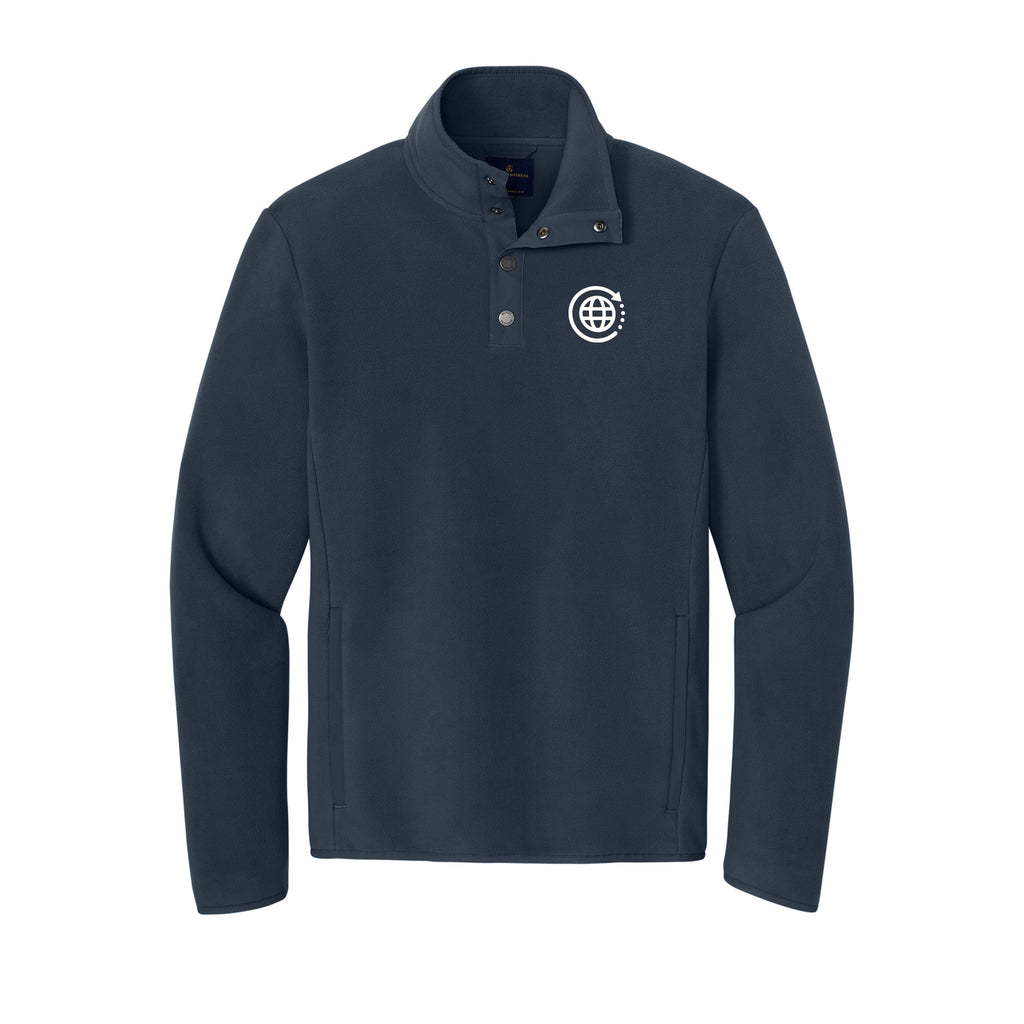 Mobile Repair Solutions - Brooks Brothers® Fleece 1/4-Snap Neck