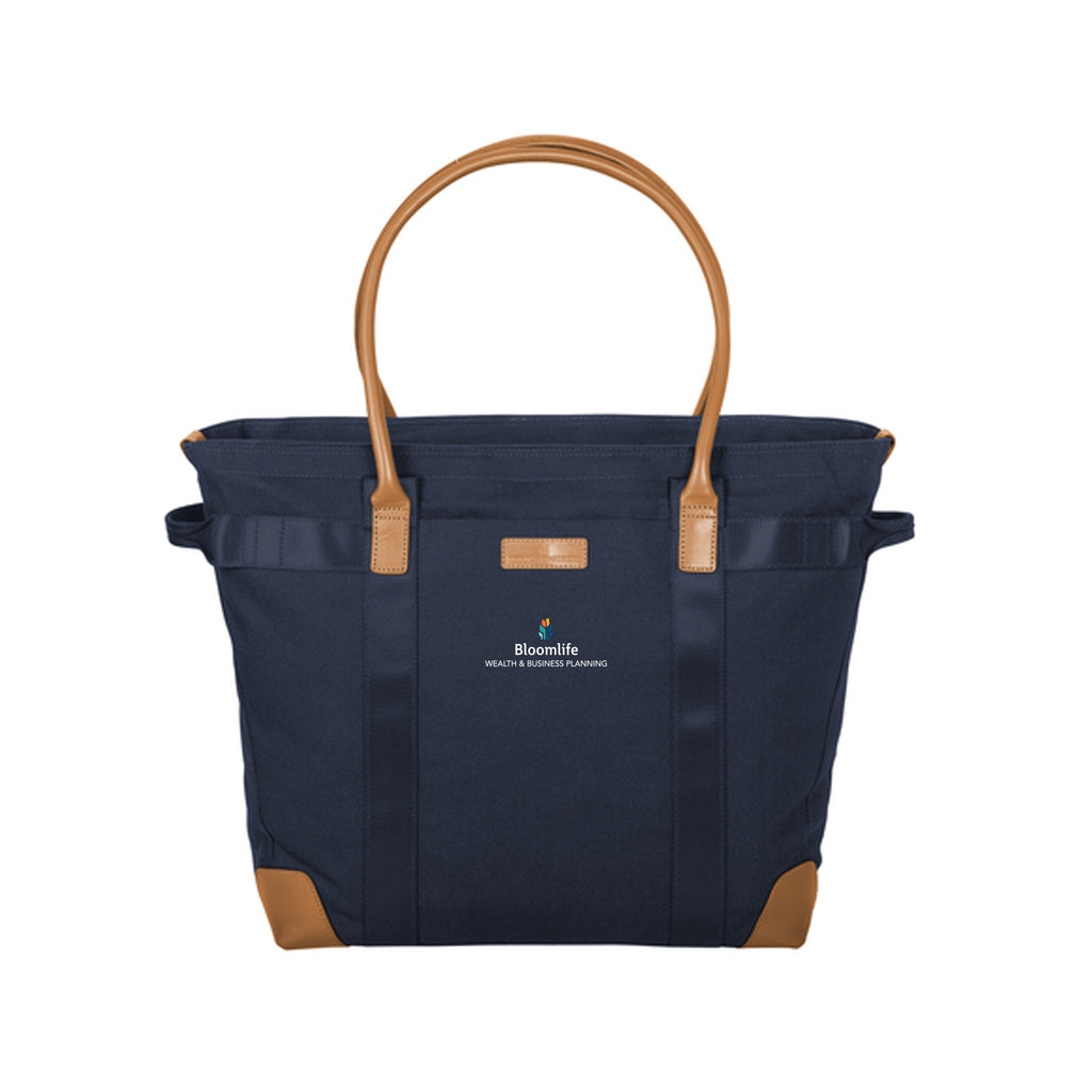 Bloom Life Wealth & Business Planning - Brooks Brothers® Wells Laptop Tote