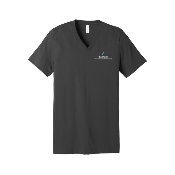 Bloom Life Wealth & Business Planning - BELLA+CANVAS® Unisex Jersey Short Sleeve V-Neck Tee