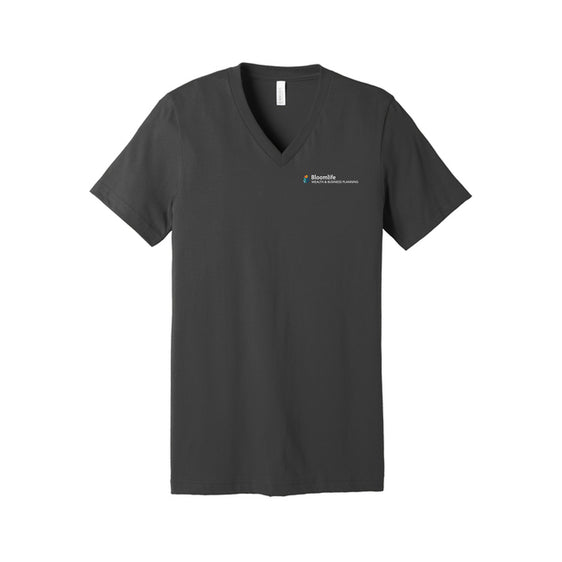 Bloom Life Wealth & Business Planning - BELLA+CANVAS® Unisex Jersey Short Sleeve V-Neck Tee