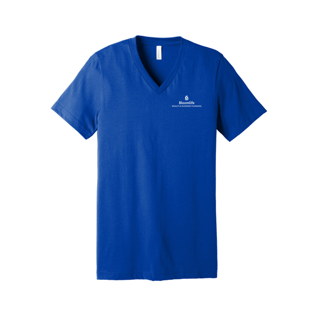 Bloom Life Wealth & Business Planning - BELLA+CANVAS® Unisex Jersey Short Sleeve V-Neck Tee