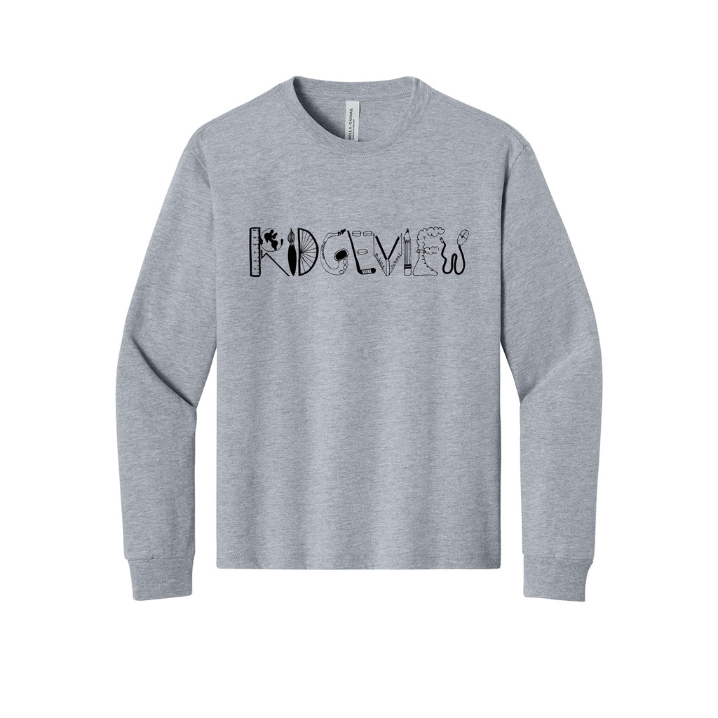Ridgeview Middle School - BELLA+CANVAS® Youth 6-Ounce Heavyweight Long Sleeve Tee