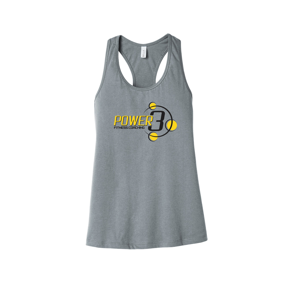 Power 3 - BELLA+CANVAS ® Women’s Jersey Racerback Tank
