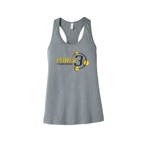 Power 3 - BELLA+CANVAS ® Women’s Jersey Racerback Tank
