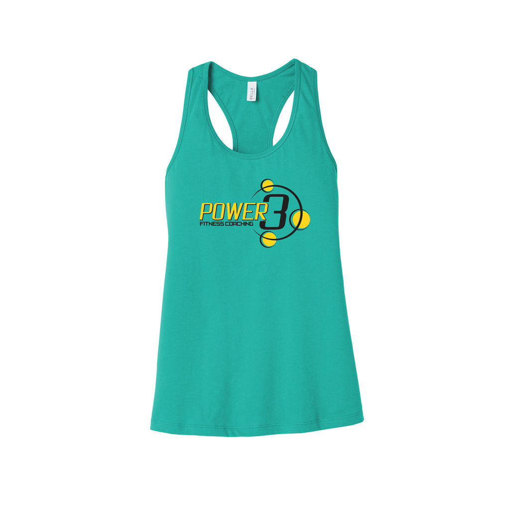 Power 3 - BELLA+CANVAS ® Women’s Jersey Racerback Tank