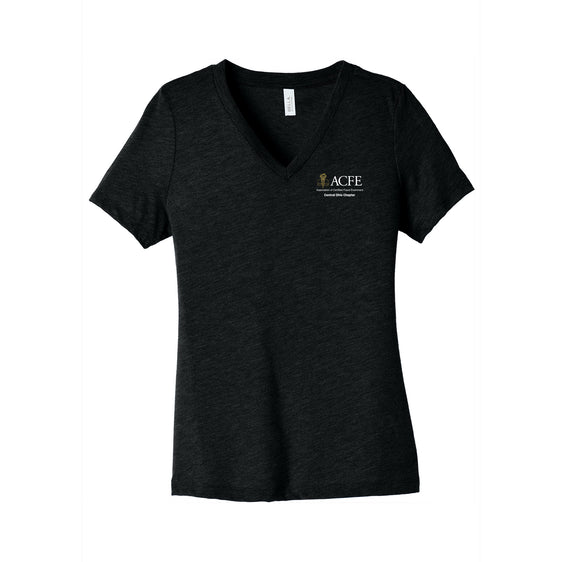 ACFE - BELLA+CANVAS® Women’s Relaxed Heather CVC V-Neck Tee