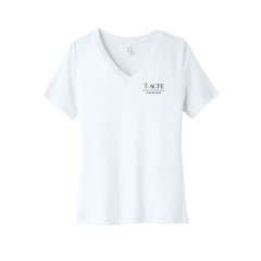 ACFE - BELLA+CANVAS® Women’s Relaxed Heather CVC V-Neck Tee