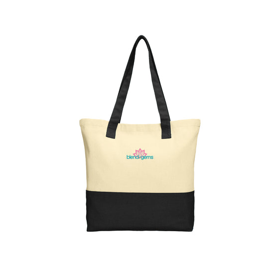 Blend of Gems - Port Authority® Colorblock Cotton Tote